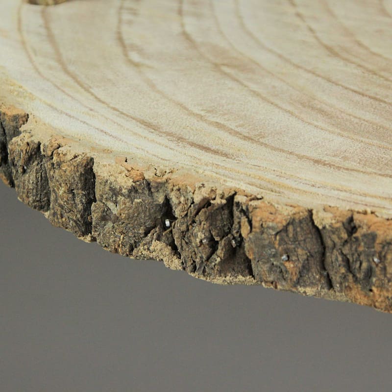 15.5 Inch Paulownia Wood Slab Hanging Tray/ Plant Stand - 25.5 X 15.5 X 15.5 inches