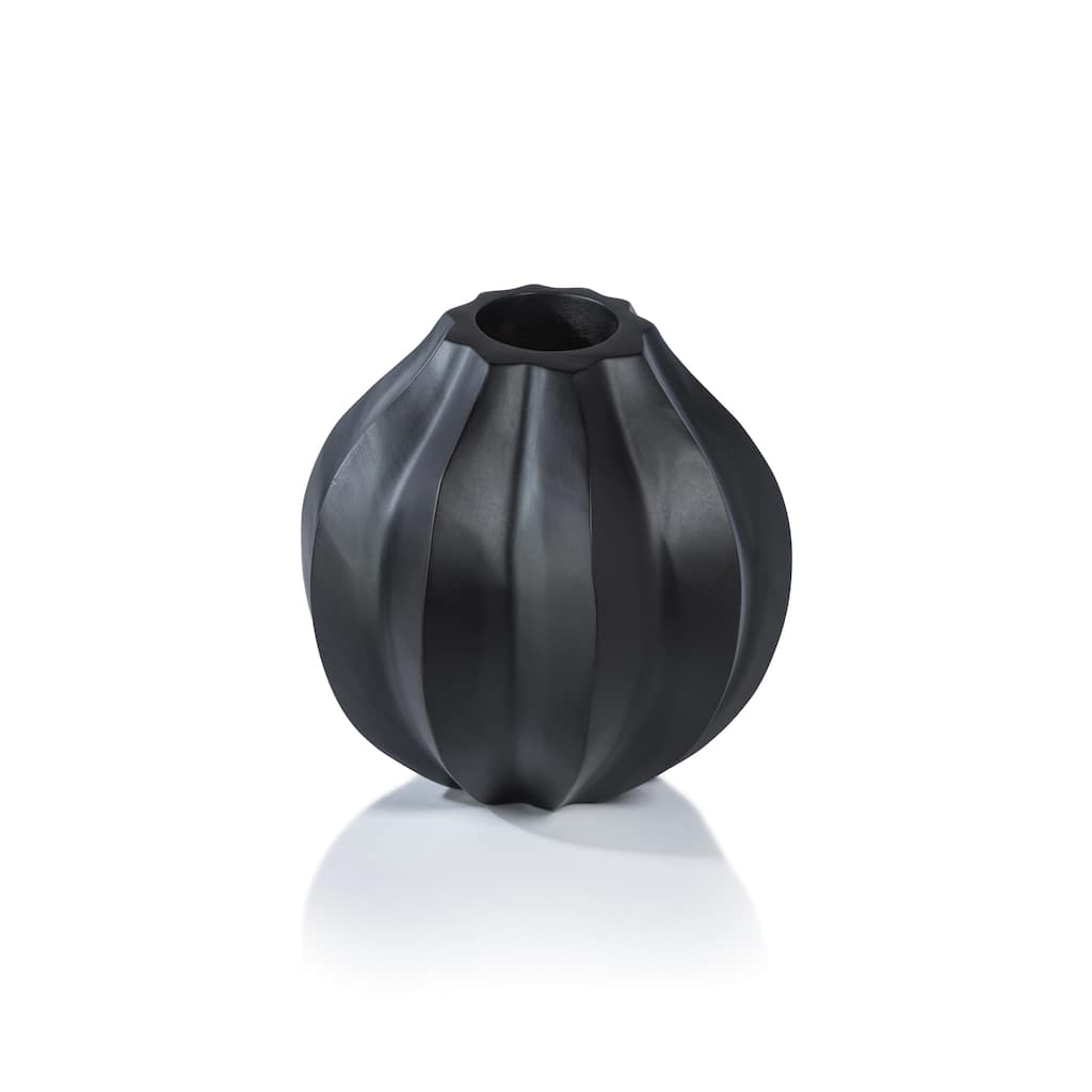 Satori Sawtooth Mango Wood Vase