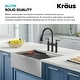 preview thumbnail 64 of 66, Kraus Allyn Traditional 3-Function Bridge Pulldown Kitchen Faucet