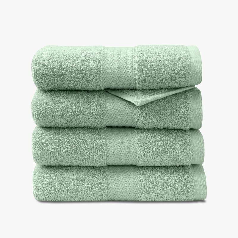 True Classic Towels - 4 Hand Towels - Silt Green