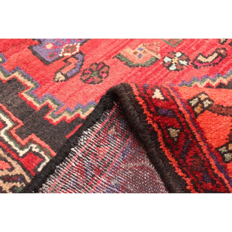 ECARPETGALLERY Hand-knotted Andelz Red Wool Rug - 4'3 x 6'10