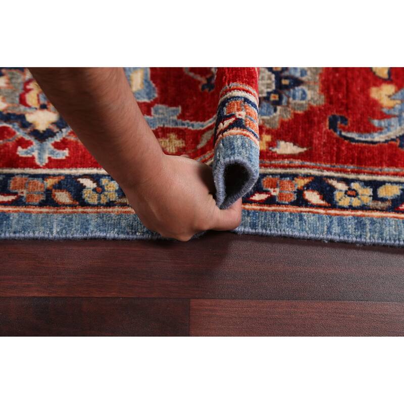 Vegetable Dye Heriz Serapi Oriental Area Rug Hand-knotted Wool Carpet - 8'4" x 11'0"