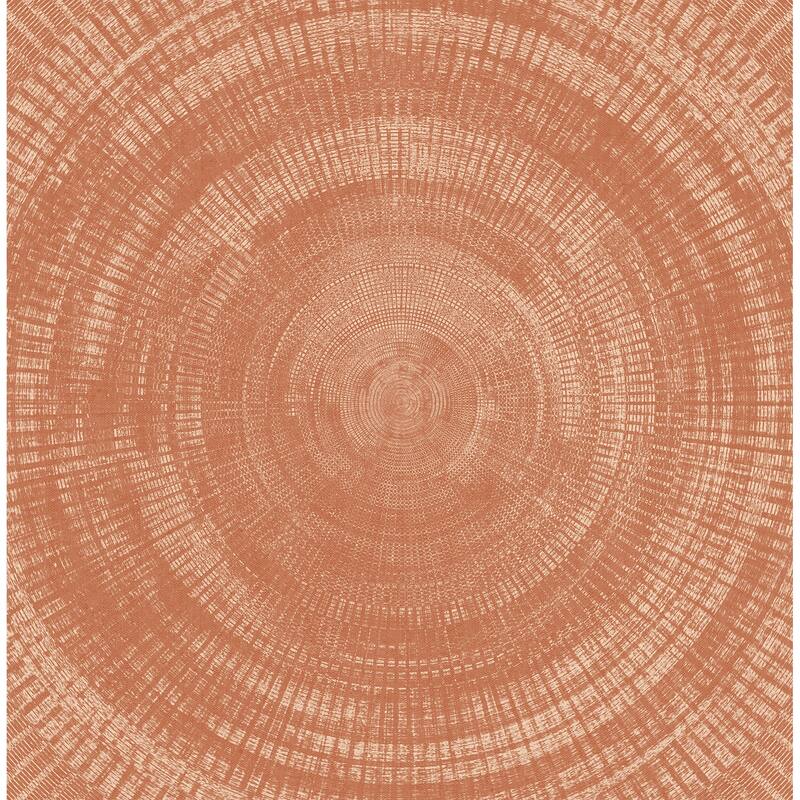 A-Street Prints Lalit Burnt Sienna Medallion Wallpaper