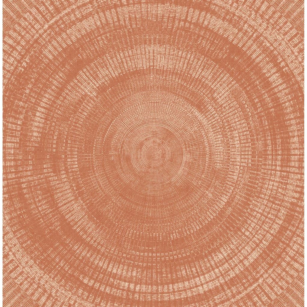 A-Street Prints Lalit Burnt Sienna Medallion Wallpaper
