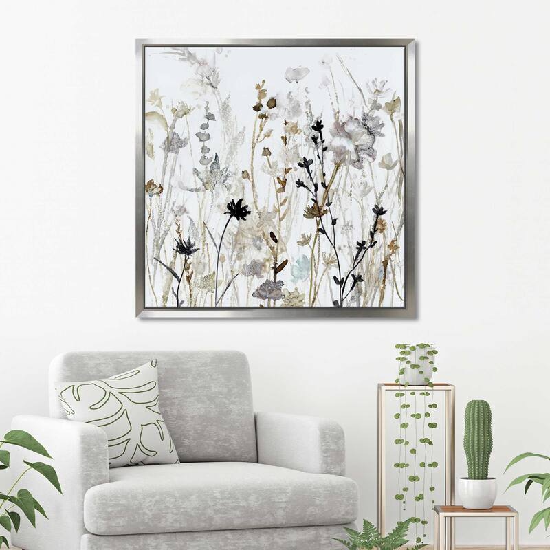 "Wildflower Mist II" by Carol Robinson Print on Floating Canvas
