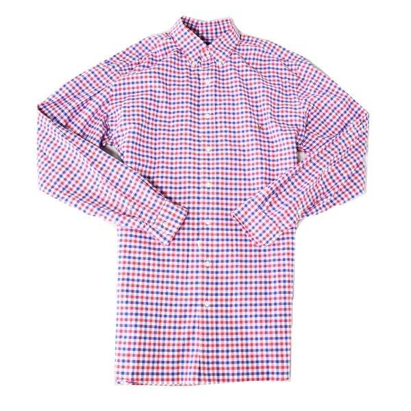 ralph lauren pink gingham men's shirt
