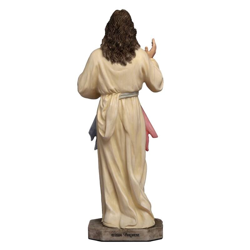 6.3 inches Height Polyresin Jesus Christ Divine Mercy Multicolor Finish Figurine