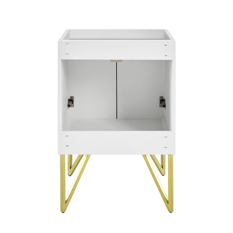 Annecy 24 White Bathroom Vanity Cabinet Only (Sm-Bv255W)