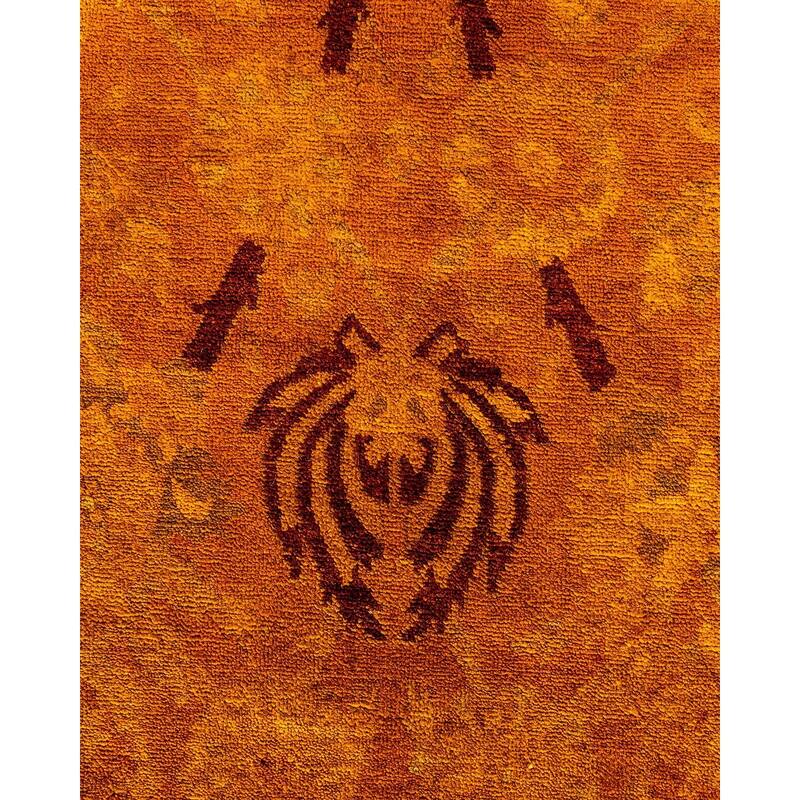 Vibrance, One-of-a-Kind Hand-Knotted Area Rug - Gold, 6' 1" x 8' 8" - 6' 1" x 8' 8"