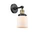 Option Black Antique Brass / Matte White