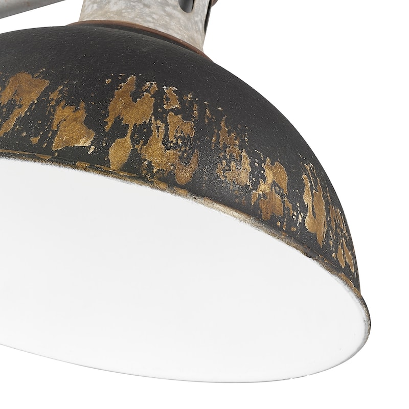 Golden Lighting 0865-3LP ABI Kinsley 3 Light Linear Pendant with