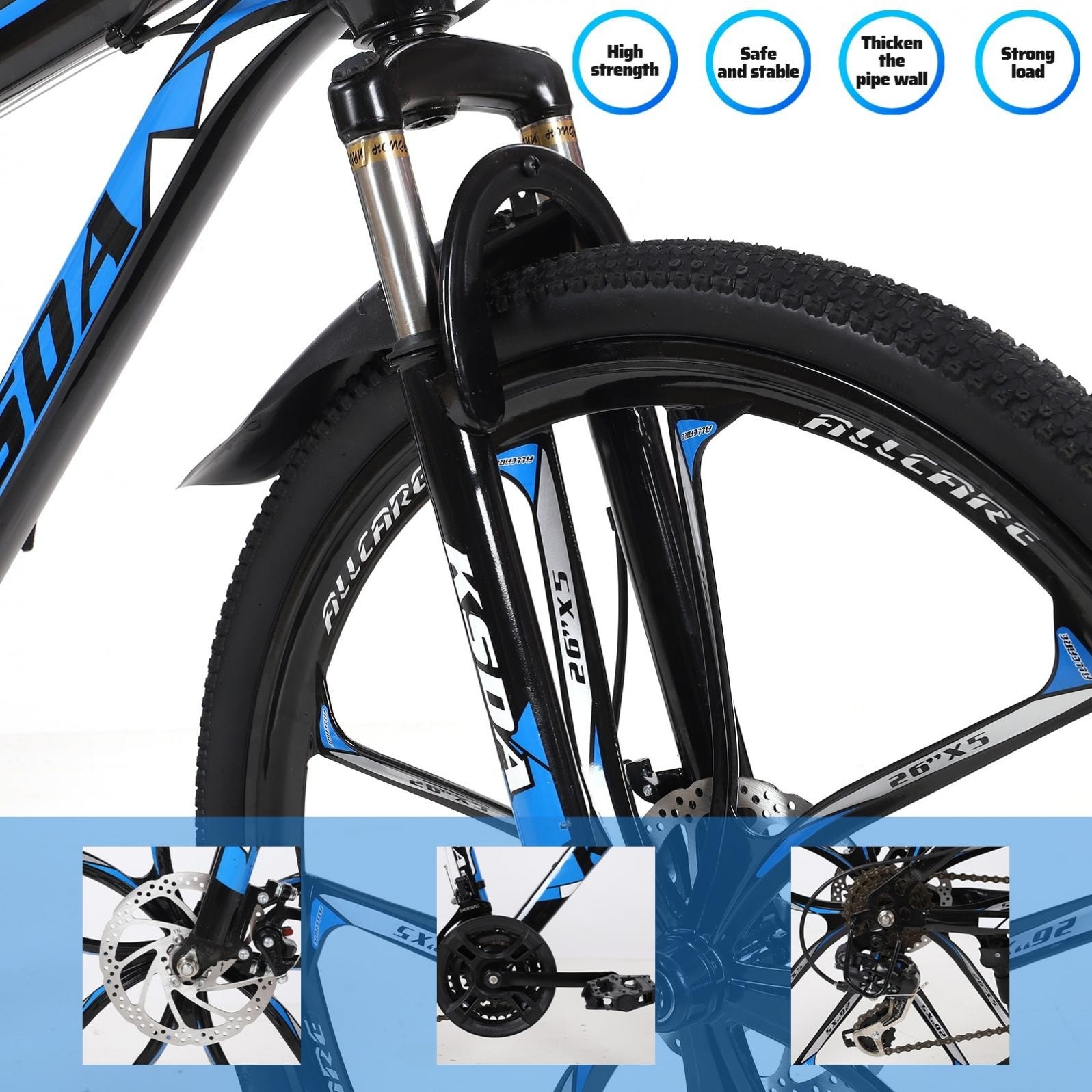 Ecarpat Road Elecony Inch Wheels Mountain Bike Shimano