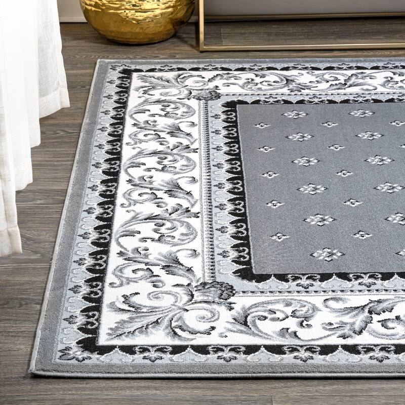 JONATHAN Y Marrakesh French Border Area Rug