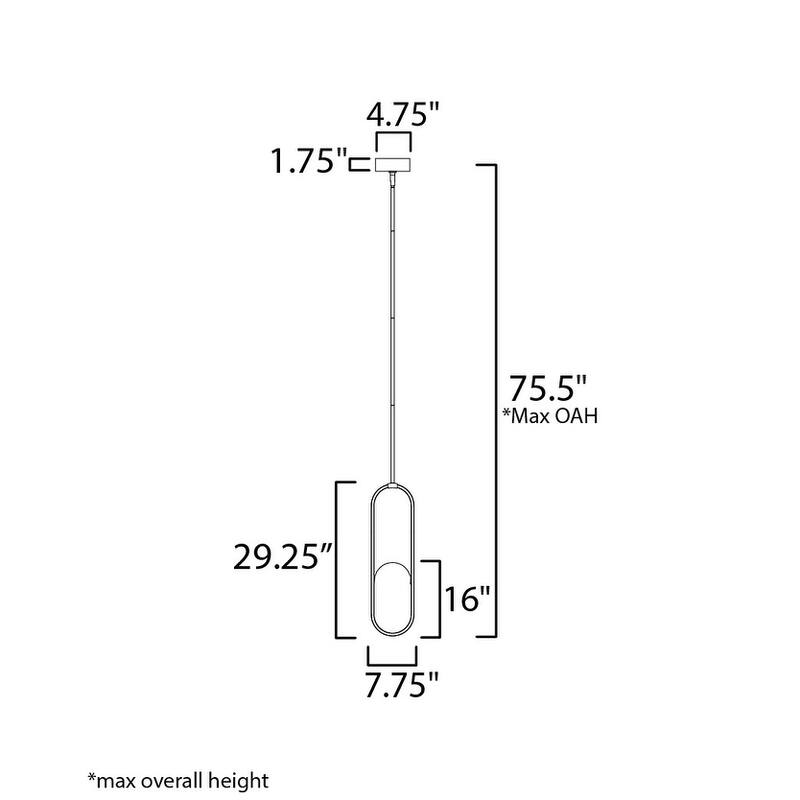 Studio M SM24882 Trance 8" Wide Mini Pendant