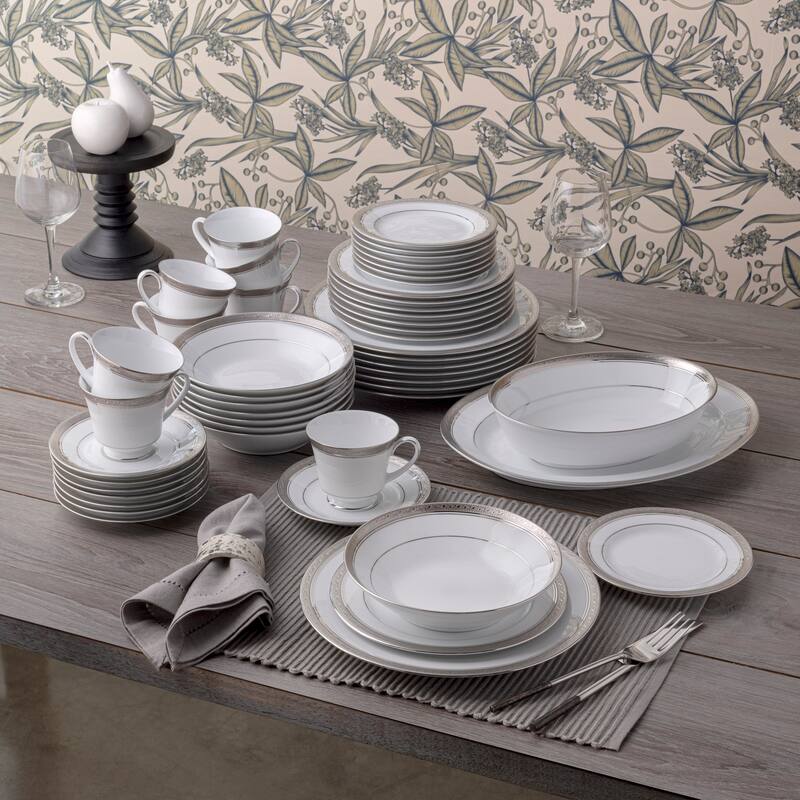 Noritake Crestwood 50-Piece Dinnerware Set, Service For 8
