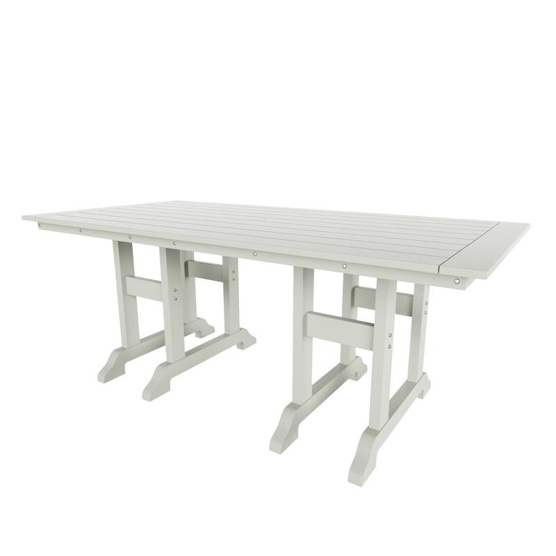 Laguna Hdpe All Weather Outdoor Patio 71" Rectangular Dining Table - Sand