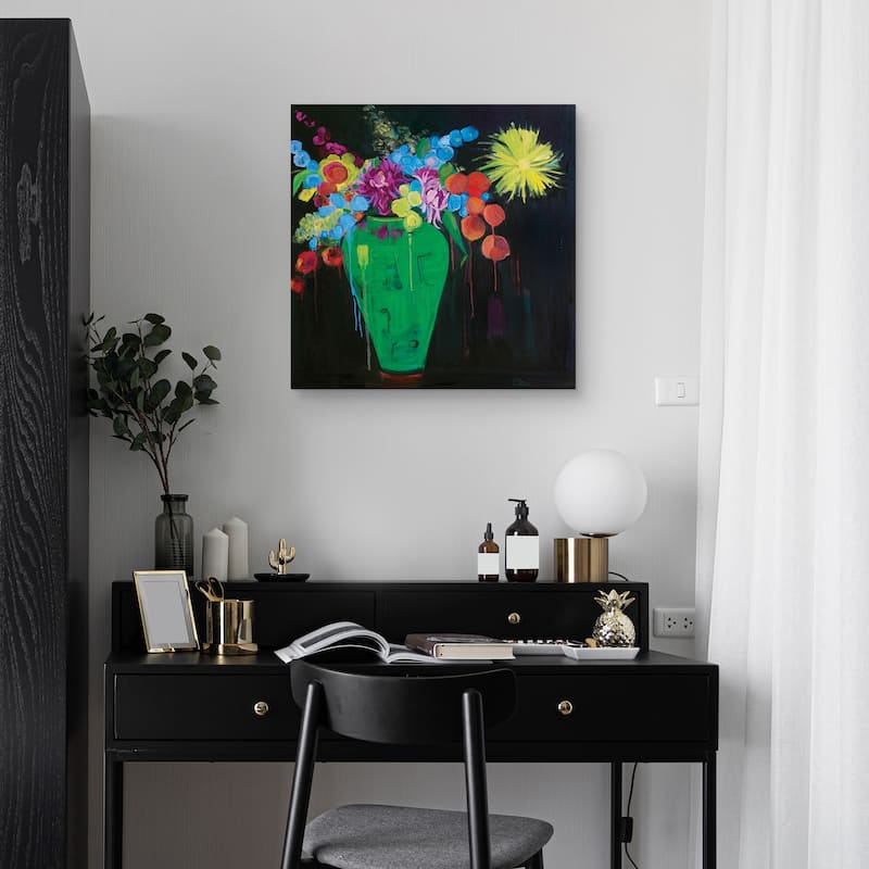 Green With Envy by Alexi Fine Canvas Art Print