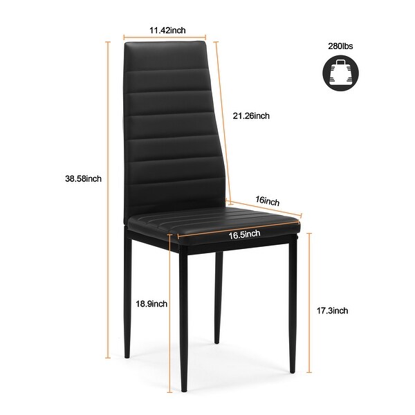 TiramisuBest 5 Pieces Dining Table Set with table and chair