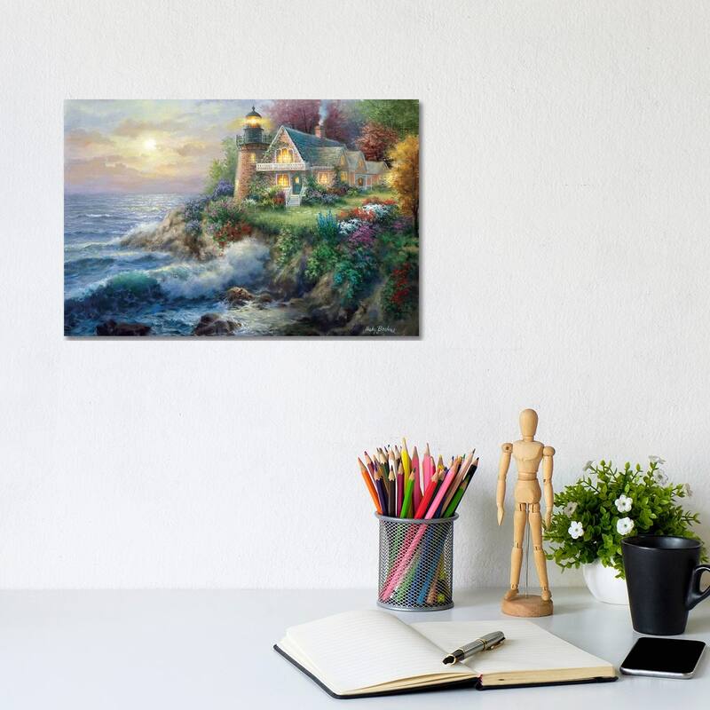 iCanvas "Guardian Of The Sea" by Nicky Boehme Canvas Print - 8x12x0.75