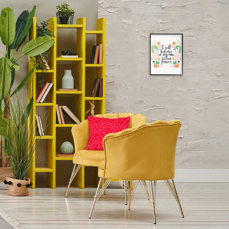 Stupell Empowering Sacred Power Sentiment Framed Giclee Art Design By Mandy Ford Art + Illustration