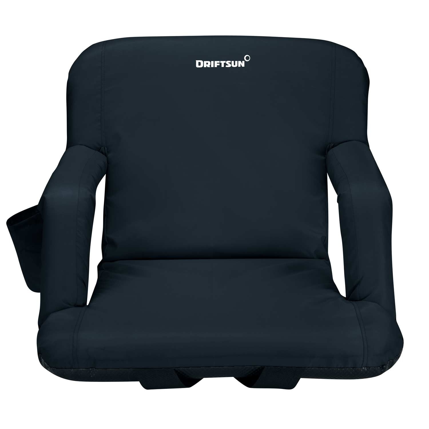 Driftsun Stadium Seat Reclining Bleacher Chair Folding Black
