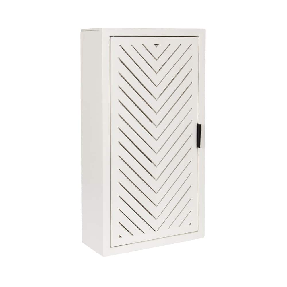 Kate and Laurel Mezzeta Tall 2-Door Bath Cabinet