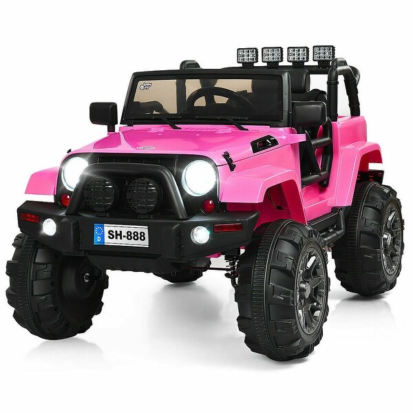 pink electric car for 7 year old