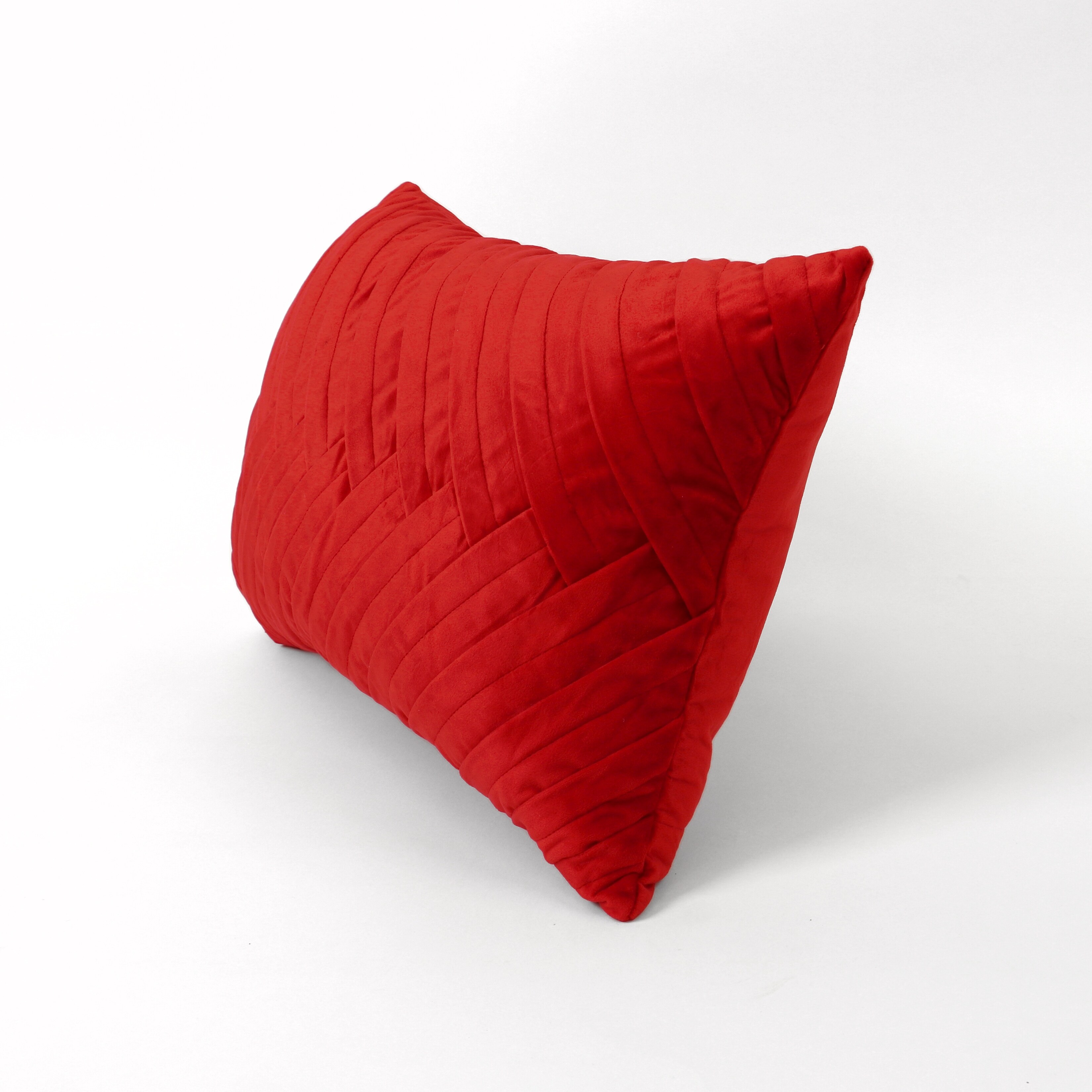Lush Decor Velvet Pleat Decorative Pillow Single