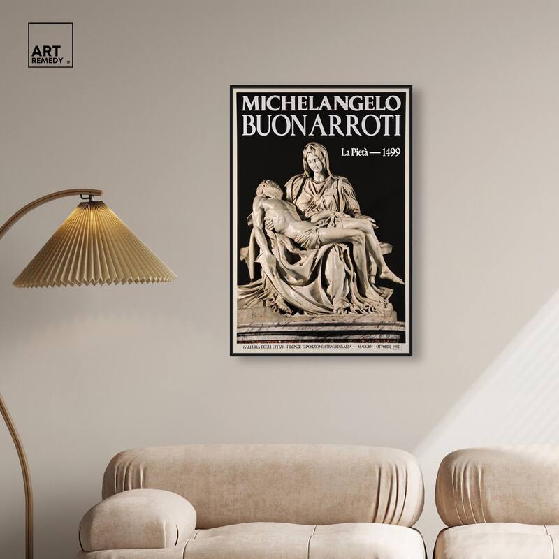 Marble Lamentation Canvas by Art Remedy