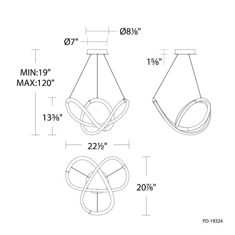 Solo LED Chandelier