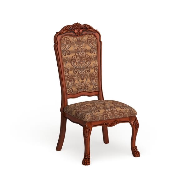 Gracewood Hollow Draskhana Antique Oak Side Dining Chairs (Set of 2 ...