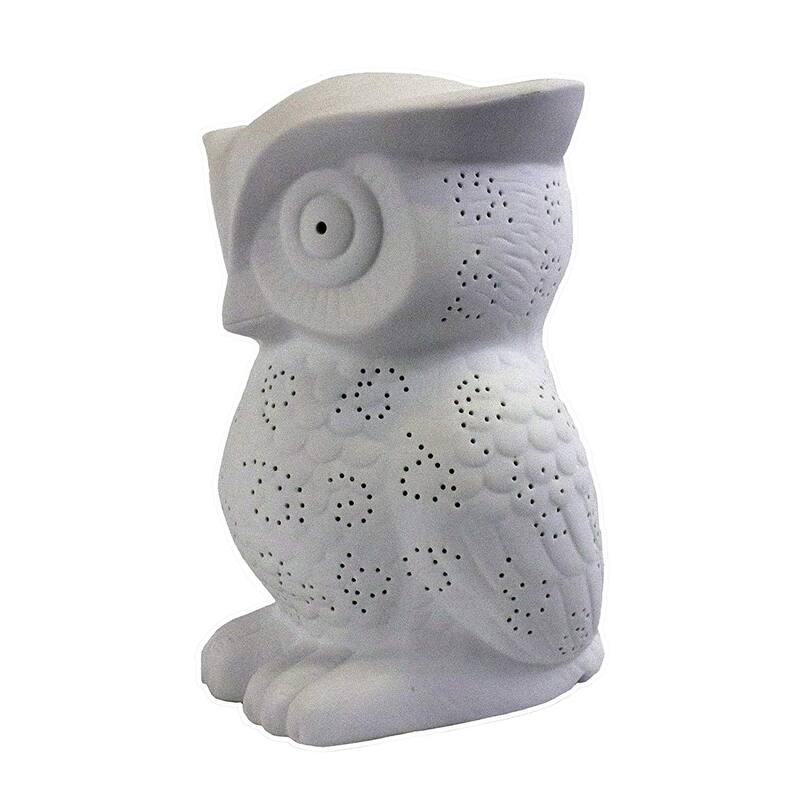 9.84 in. White Finish Table Lamp with White Shade, Sturdy Table Lamp for Living Rooms and Bedrooms