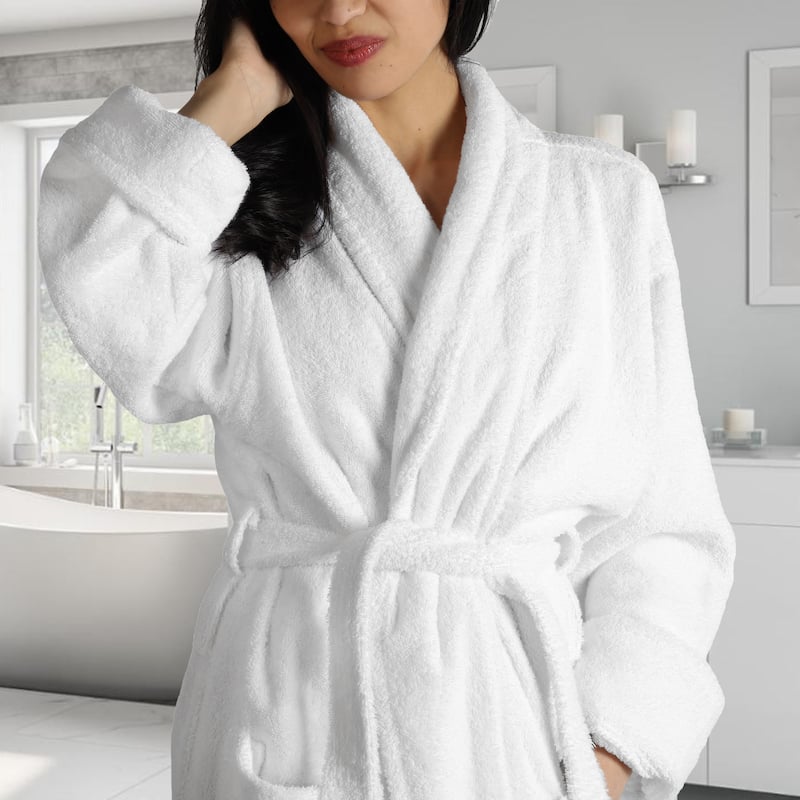 Superior Women's Turkish Cotton Ultra-Soft Absorbent Long Bathrobe