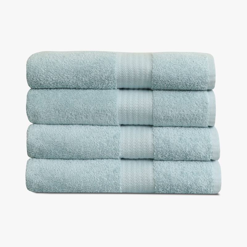 True Classic Towels - 4 Bath Towels - Light Blue