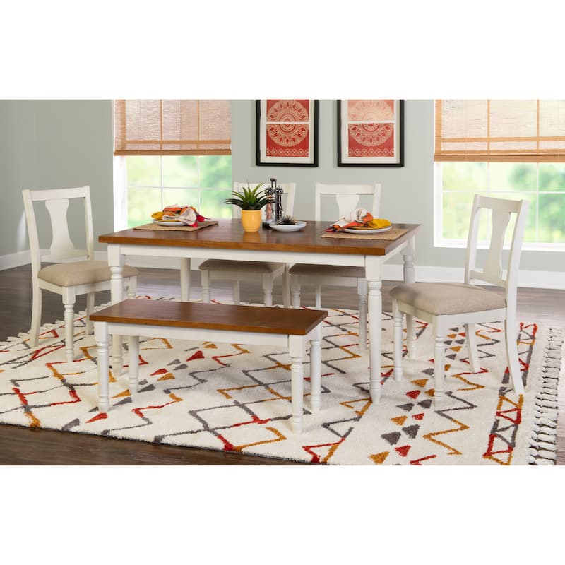 Willow Modern Farmhouse 6-piece Dining Set