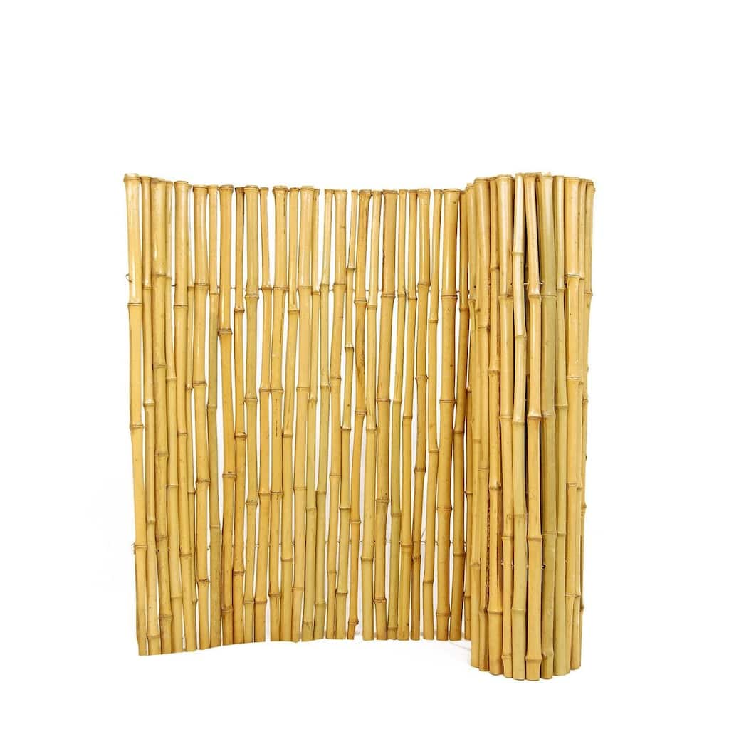Natural Bamboo Fencing Decorative Fence 4 ft H x 8 ft L x 3/4 in D
