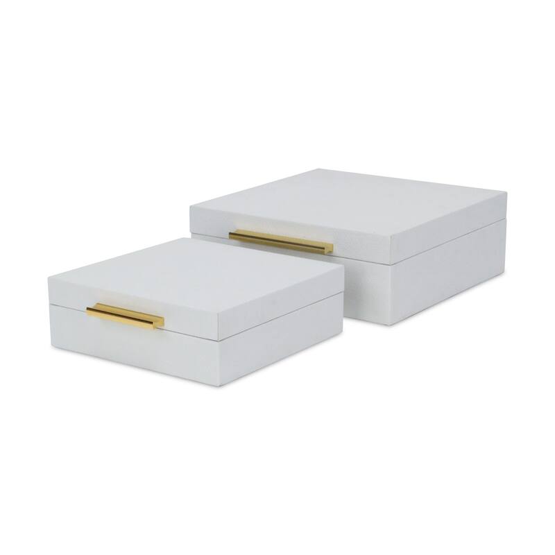 Lusan Black Vinyl Decorative Box Set