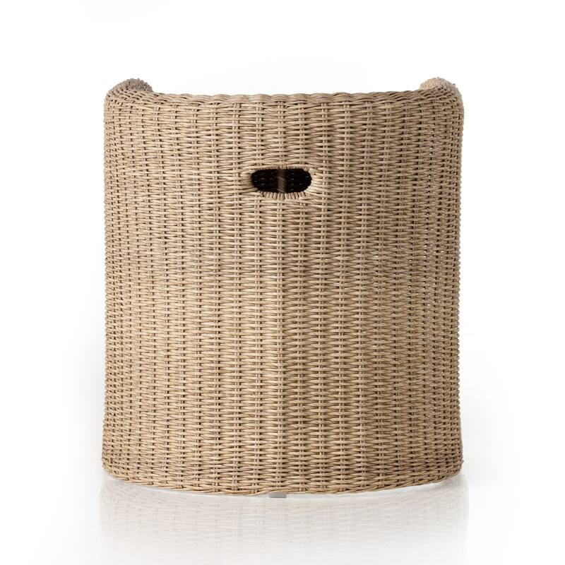 Atwood Outdoor Dining Chair-Weathered Grey-FSC