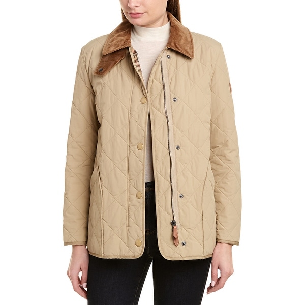 Diamond quilted thermoregulated barn jacket