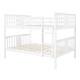 preview thumbnail 9 of 11, Full over Full Bunk Bed with Ladder for Bedroom, Guest Room Furniture