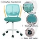 preview thumbnail 64 of 91, HomyLin Armless Swivel Kids Desk Chair with Mesh Padded Seating