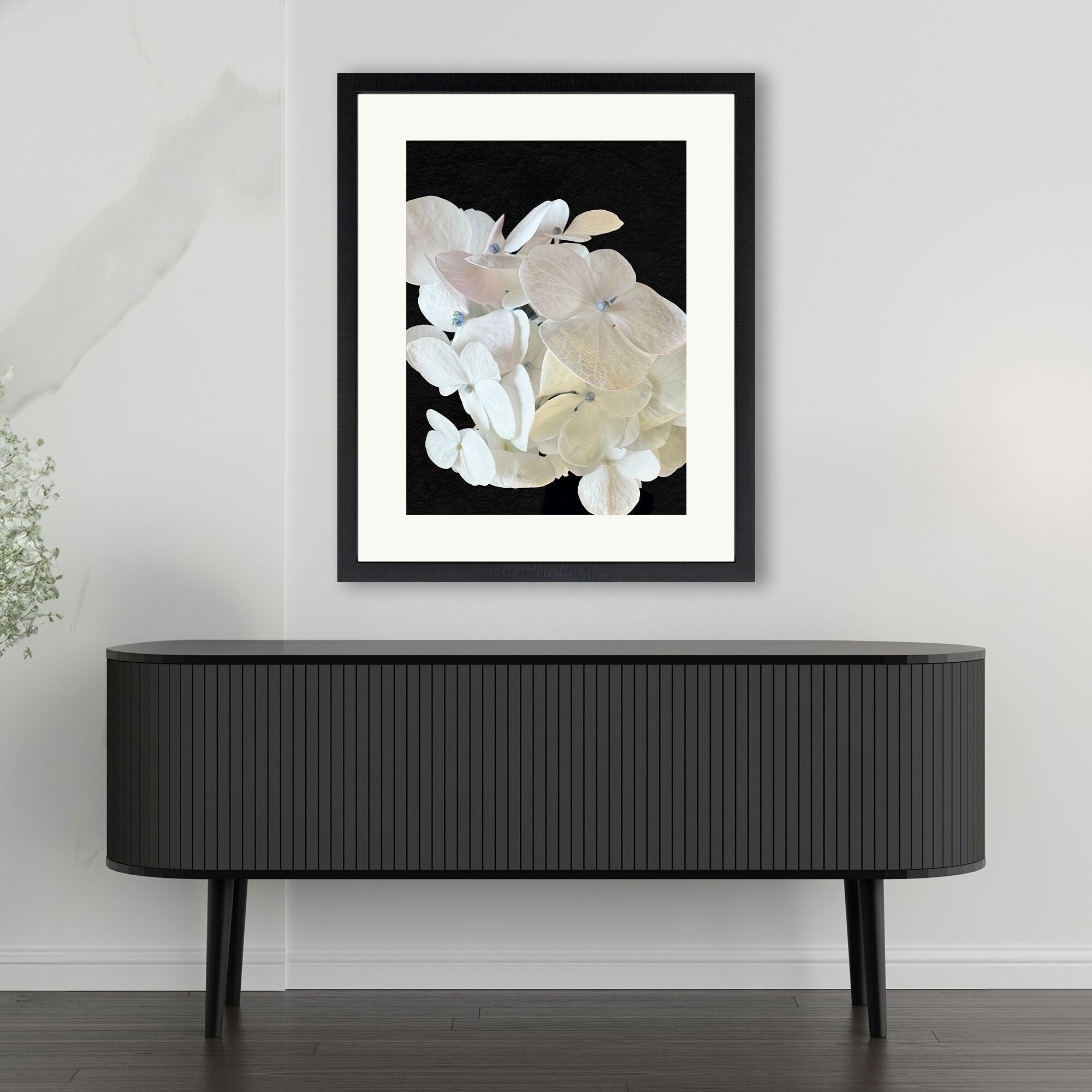 Paragon Modern Hydrangea I Framed Art - Bed Bath & Beyond - 44049584
