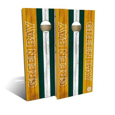 Green Bay Football Outdoor Cornhole Board Set