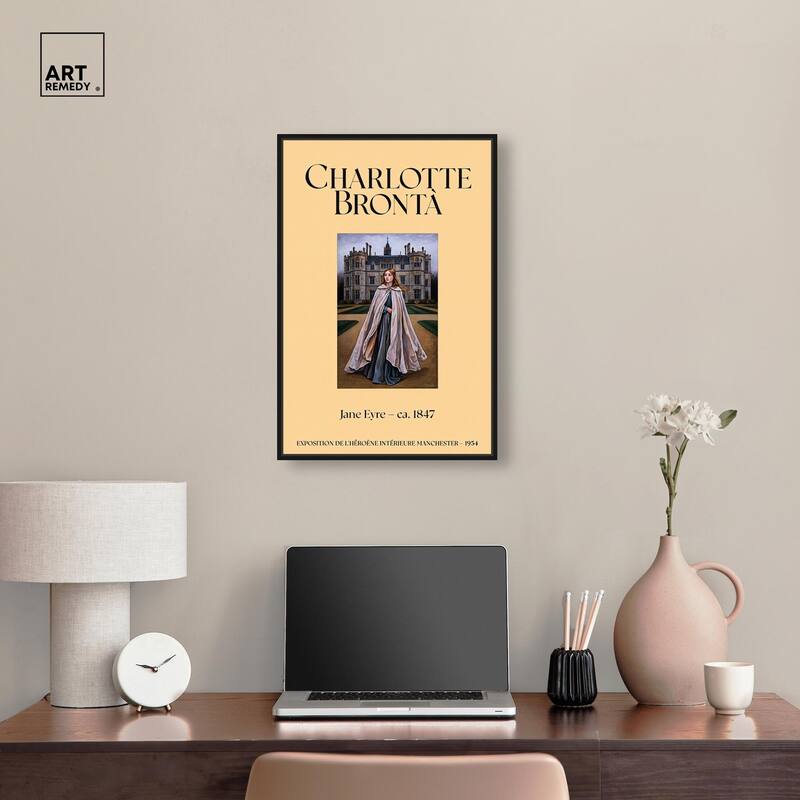 Protagonist of Jane Eyre Canvas by Art Remedy