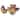 Certified International Francesca All Purpose 26 oz. Bowls, Set of 6 Assorted Designs - 6.25" Dia x 3"