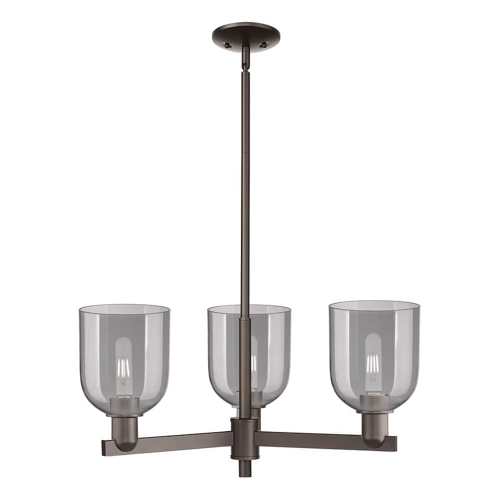 Innovations Lighting Endless Possibilities Arcadia - Bella - 3 Light 27" Stem Hung Chandelier