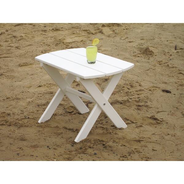 slide 1 of 17, Poly Folding End Table