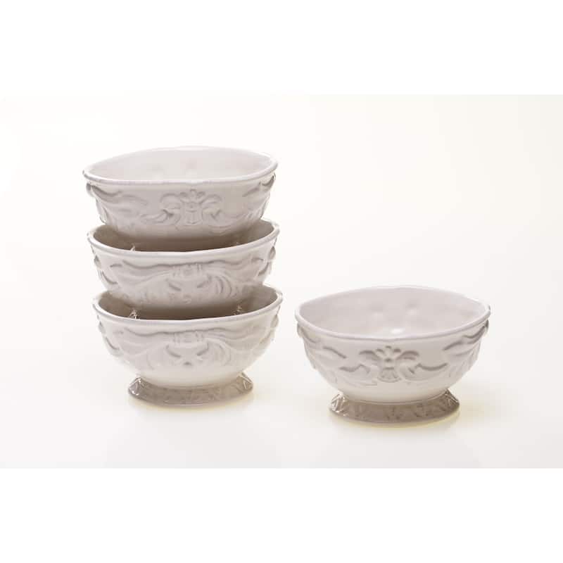 Certified Firenze 16 Piece Dinnerware Set, Service for Four - 11" Diam; 9" Di; 5.5" x 4" x 4.5"; 5.25" Di x 3"