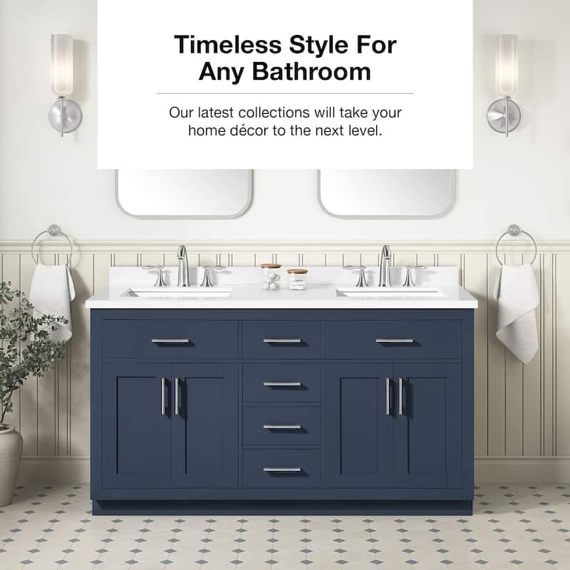 OVE Bailey Bathroom Vanity with Power Bar
