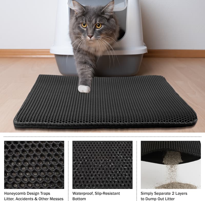 PETMAKER Waterproof Cat Litter Mat